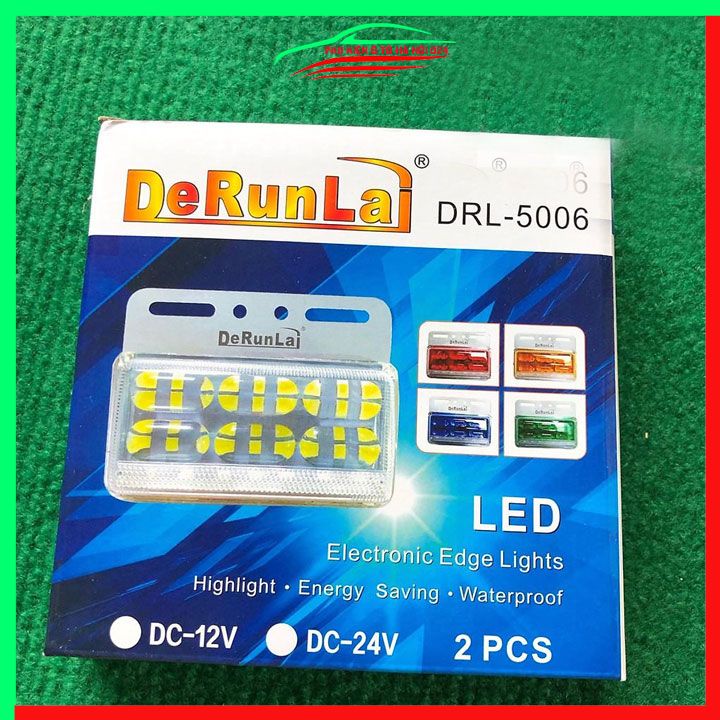 Đèn led sườn xe tải 5006 RUNLAI DRL-5006 chống nước bản to điện áp 24V đủ màu