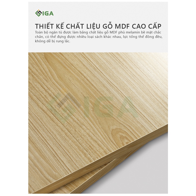Kệ sách trang trí, kệ đa năng để đồ các loại thương hiệu IGA GP217
