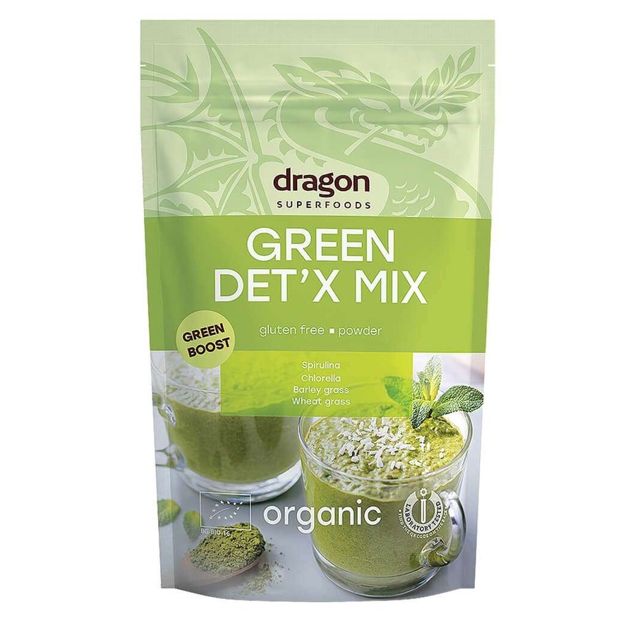 Bột green detox mix hữu cơ 200g - Dragon Superfoods