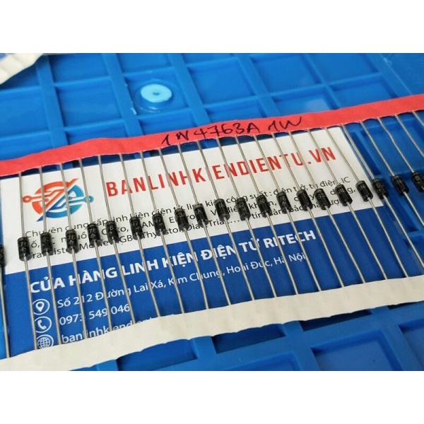 [Combo 10c] Diode 1N4763 1N4763A 1W 91V DO-41