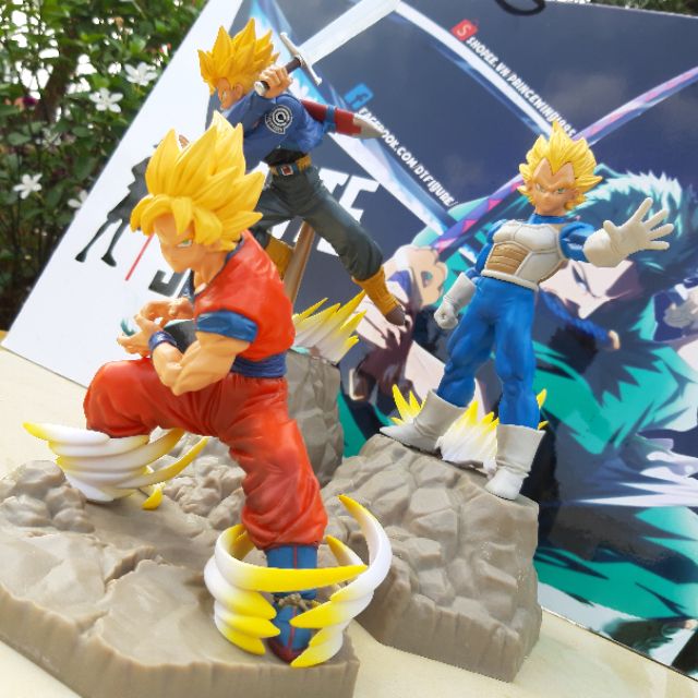 Mô Hình Figure Dragon Ball - Super Son Goku, Trunks Vegeta [Tặng Poster]