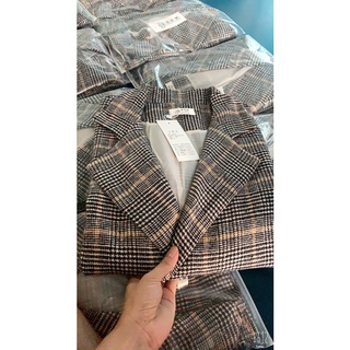 áo blazer dạ kẻ blazer loại 1