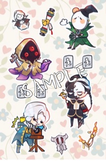 Hình dán Identity V ( nhũ ) Hunter