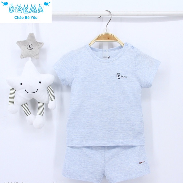 Bộ cộc tay cài vai Dokma size cho các bé 6-24m chiết khấu 25%