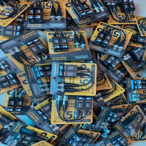 Bộ video balun camera HD 5mp lõi đồng, chất lượng cao - BALUN 5MP màu cam 1 cặp