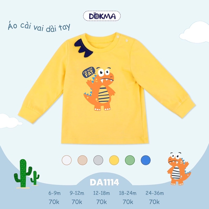 Áo dài tay dokma bé trai