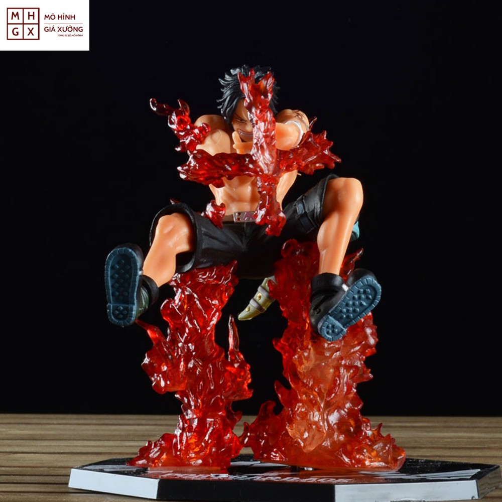 Mô hình One Piece ACE V2 hàng siêu đẹp cao 15cm trạng thái chiến đấu , figure mô hình one piece , mô hình giá xưởng