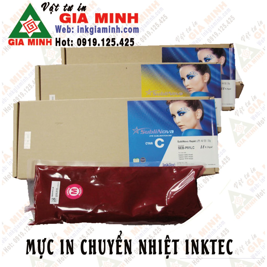 MỰC IN CHUYỂN NHIỆT INKTEC - 1 LÍT