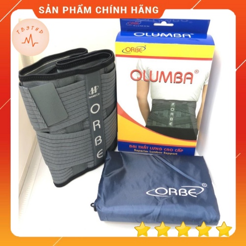 Đai Lưng Olumba Orbe Cao Cấp Hỗ Trợ Cột Sống , Thoát Vị Đĩa Đệm - Đai Thắt Lưng Orbe