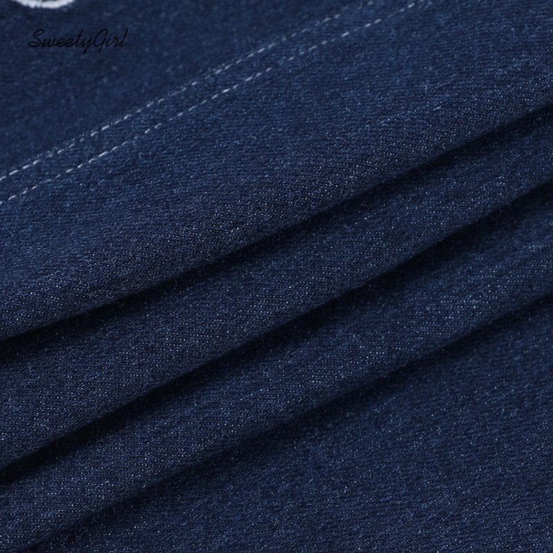 Chân váy jean Ngắn Lưng Thấp Thời Trang Quyến Rũ Cho Nữ 2022