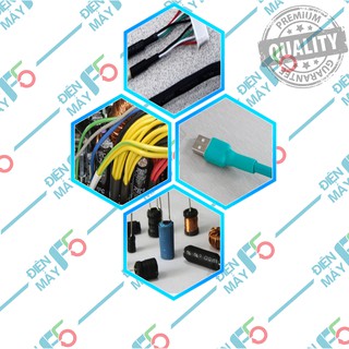 5 Mét Ống co nhiệt cách điện nhiều size - Gen co nhiệt bọc dây điện