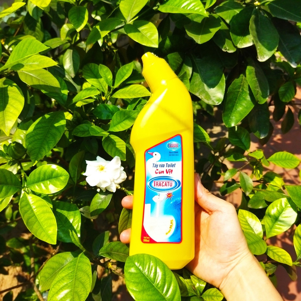 Nước tẩy rửa bồn cầu - tẩy rửa toilet con vịt tracatu 500ml diệt khuẩn cực mạnh