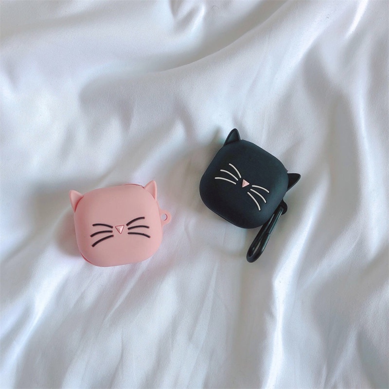 Silicone Vỏ Bảo Vệ Hộp Sạc Tai Nghe bluetooth samsung galaxy buds live & buds fe / pro Bằng Silicon Chống Sốc Hình Khủng Long / Chó Bull Dễ Thương
