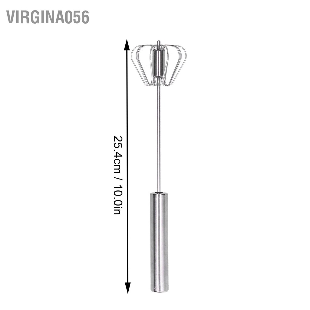 Virgina056 Máy đánh trứng Semi ‑ cầm tay nhỏ bằng thép không gỉ tự động dùng trong nhà bếp