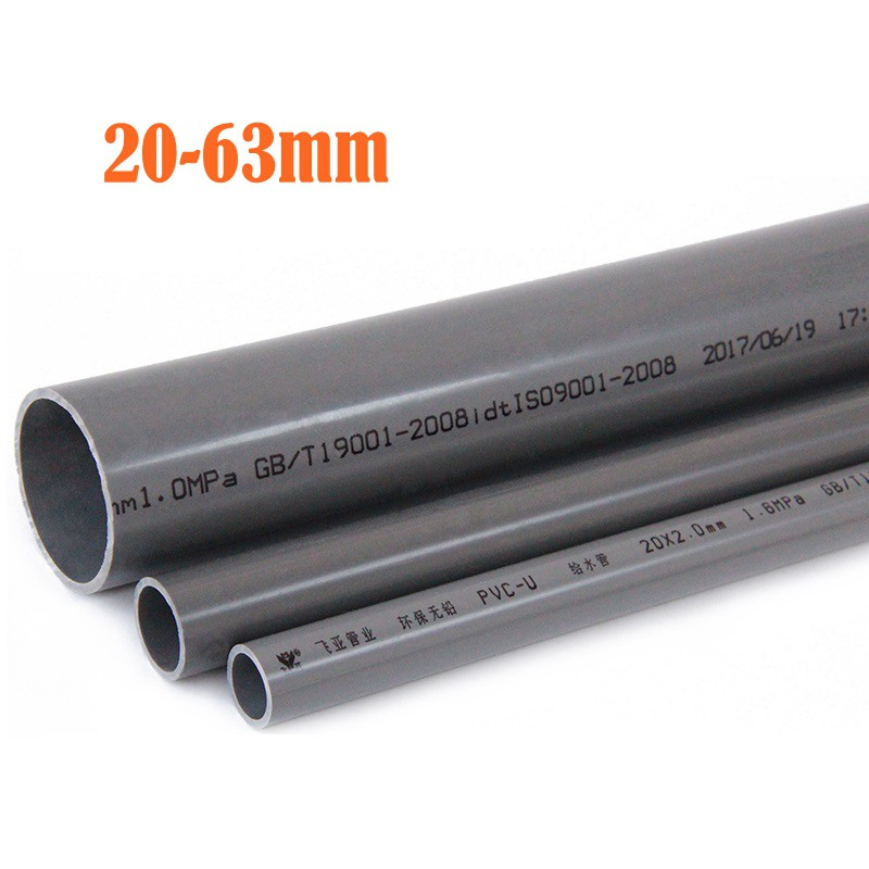 Ống Nước 50cm Dài 20mm - 63mm Bằng Nhựa Pvc