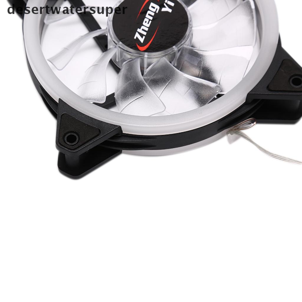 Quạt Tản Nhiệt Không Chổi Than Đèn LED RGB 12cm DC 12V Cho Máy Tính