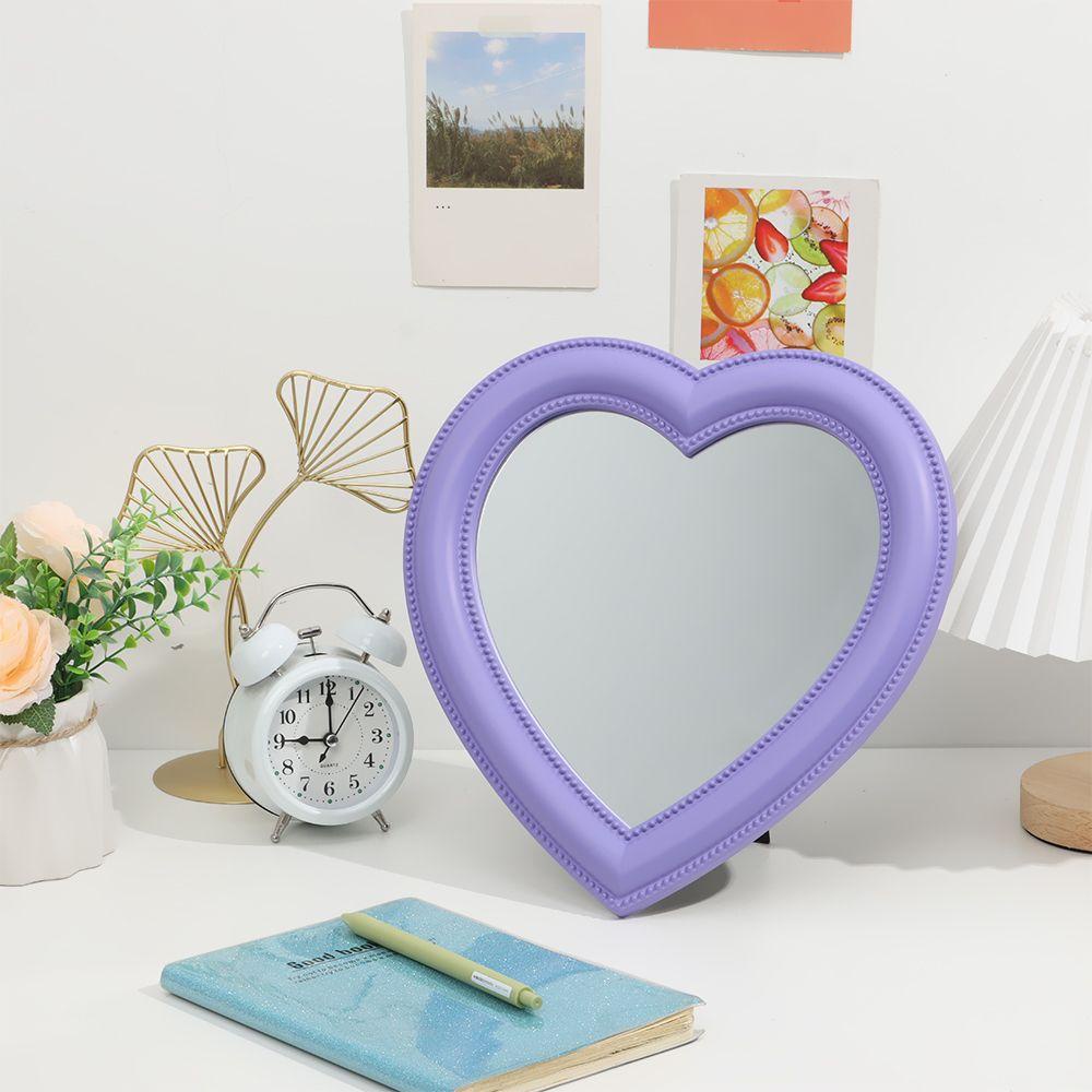 HS Gương Trang Điểm Hình Trái Tim Xinh Xắn