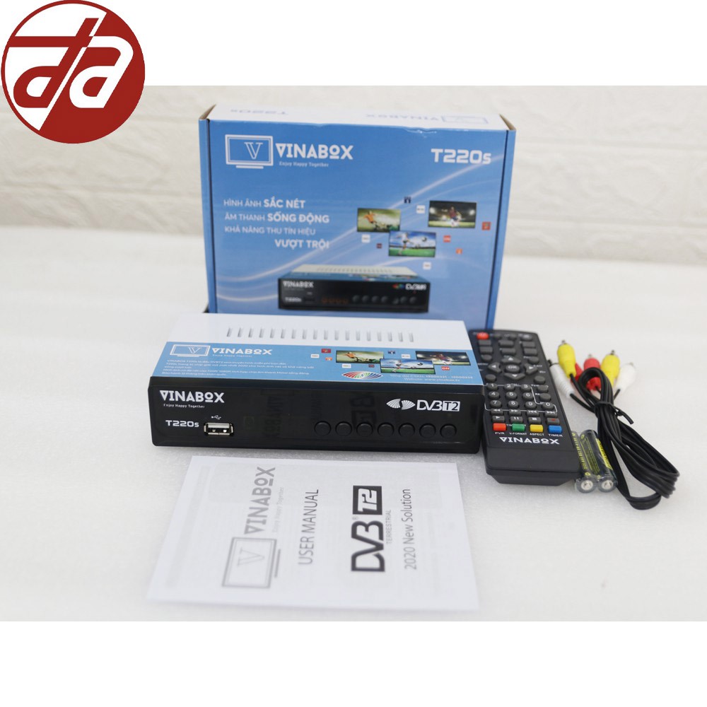 Vinabox T220s - Đầu thu kỹ thuật số mặt đất DVB T2