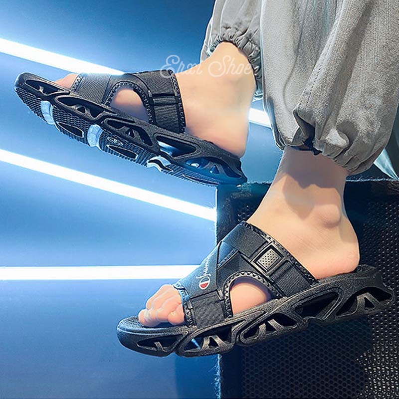 Oeteo Dép Quai Ngang Đế Bằng Thiết Kế Thời Trang Cho Nam