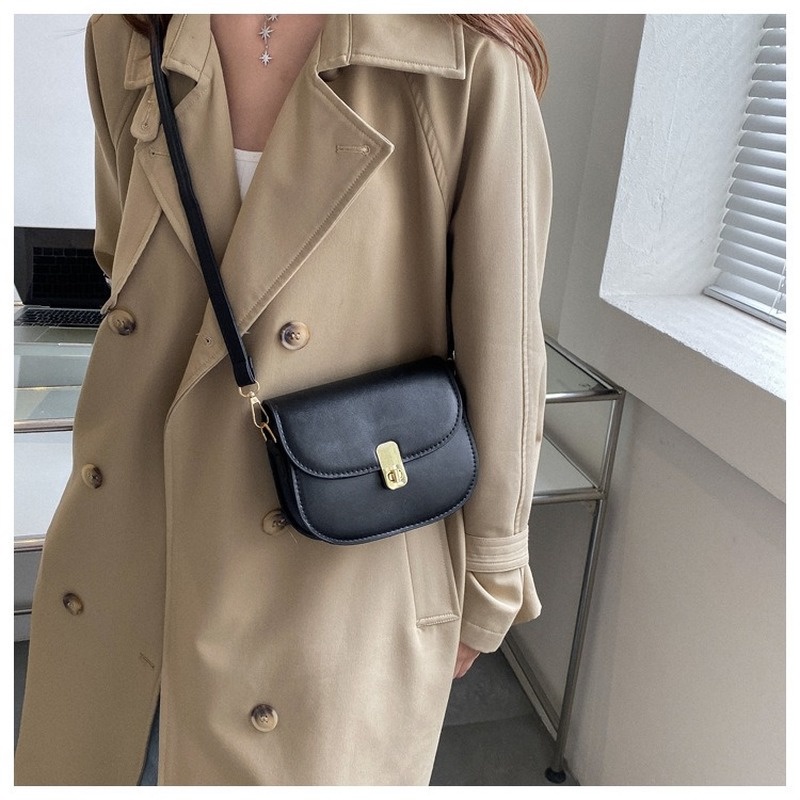 Túi Đeo Chéo Nhỏ Màu Trơn Phong Cách retro Mới 2022 Gylb1573