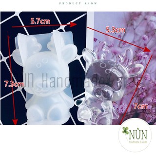 Khuôn Silicon Tuần Lộc 3D