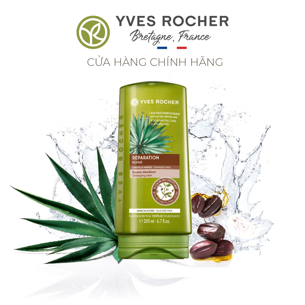 Dầu Xả Chăm Sóc Tóc Phục Hồi Yves Rocher Repair Detangling Balm 200ml