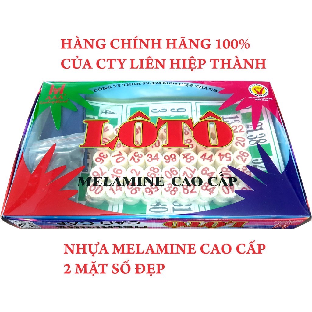 CỜ LÔTÔ NHỰA MELAMINE CAO CẤP