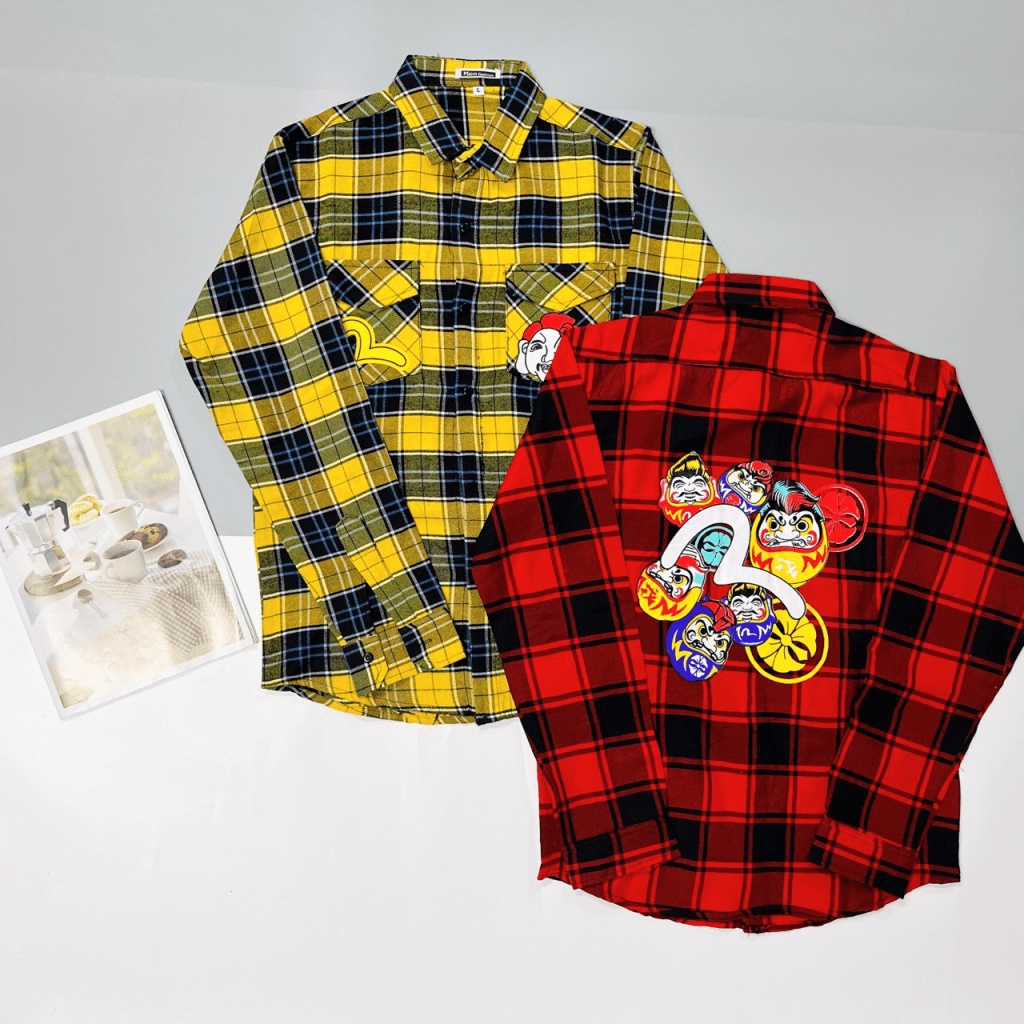 (HCM) ÁO SƠ MI NAM DÀI TAY CARO THỜI TRANG HOTTREND PHONG CÁCH CHO CÁC ANH EM BỐN MIỀN KME STORE