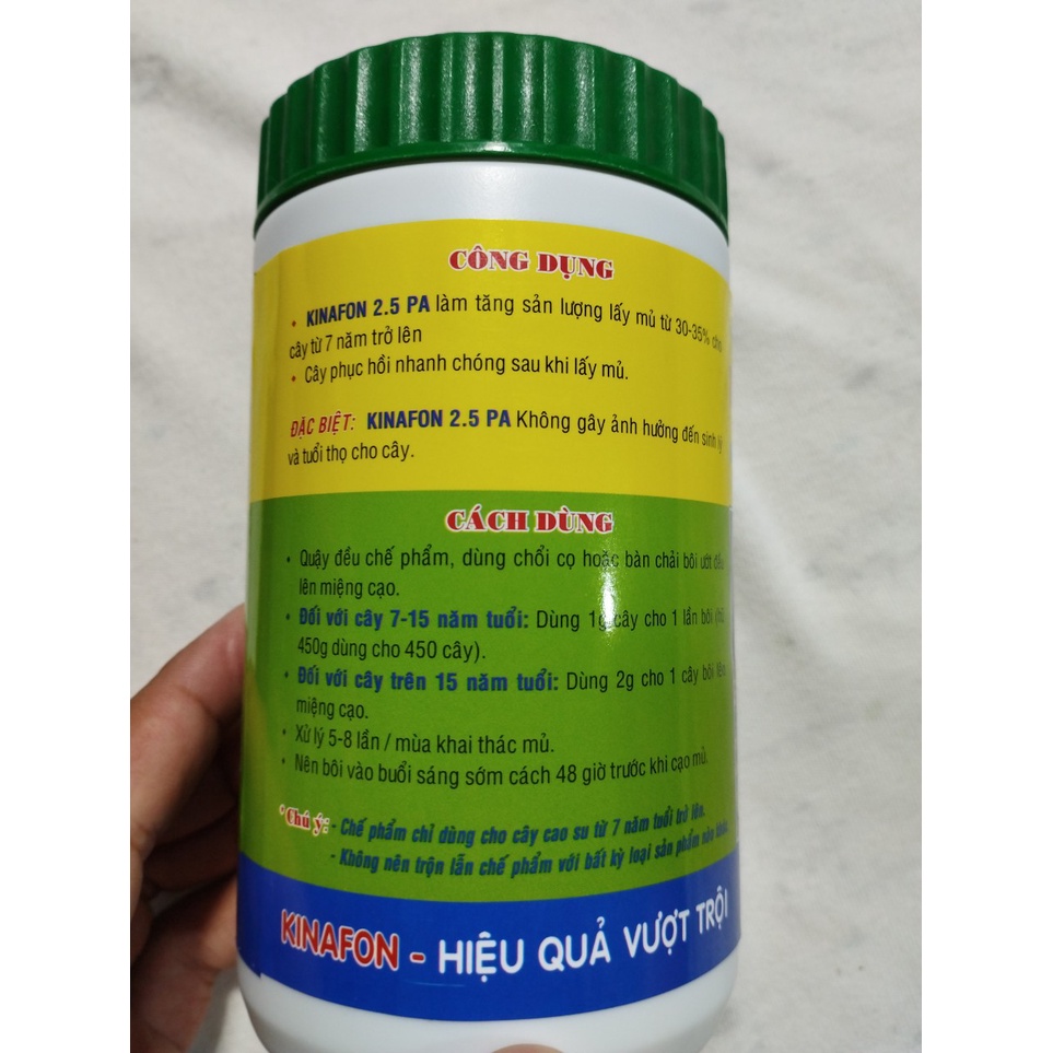 Thuốc Kích Thích Ra Mủ Cao Su KINAFON 2.5PA