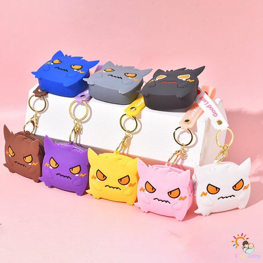 Coin Purse Pioneer Gengar Keychain Bag Key Pouch Small Wallet Silicone Toys