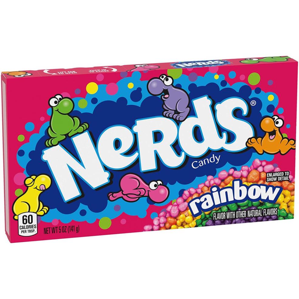 Kẹo Nerds Rainbow cầu vồng hộp 141.7g Mỹ