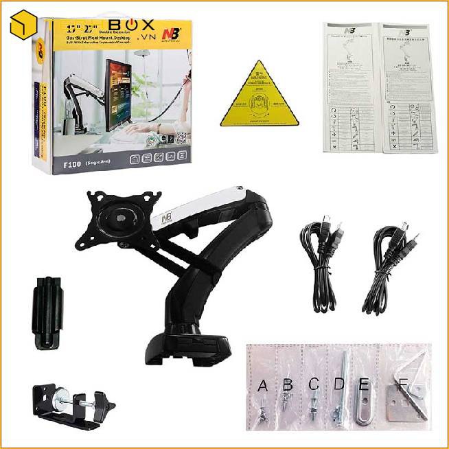 Giá treo máy tính nhập khẩu NB F100A (22-35 inch) | BigBuy360 - bigbuy360.vn
