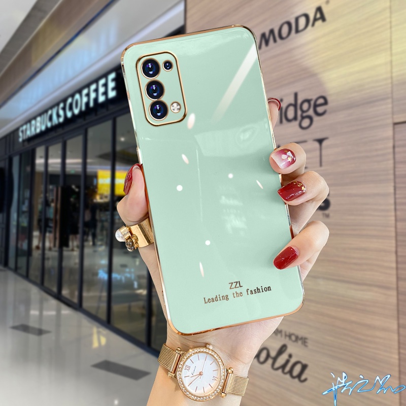 Ốp Điện Thoại Silicon Mềm Kết Cấu Sang Trọng Bảo Vệ Cho OPPO Reno 4 Case Reno 5 5 Pro 2022