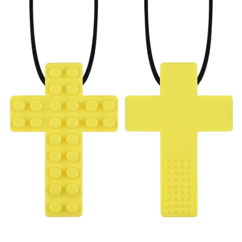 Vòng Cổ Đồ Chơi Bằng Silicone Mềm Mại Giảm Đau Dành Cho Em Bé Mọc Răng