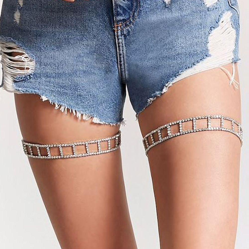 SUMU Dây Xích Đeo Chân Co Giãn Dùng Mặc Bikini Quyến Rũ Thích Hợp Làm Quà Tặng Valentine