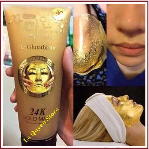 [CHÍNH HÃNG] Mặt nạ gel lột trắng da dát vàng 24k Hàn Quốc - Gold Mask L-Glutathione