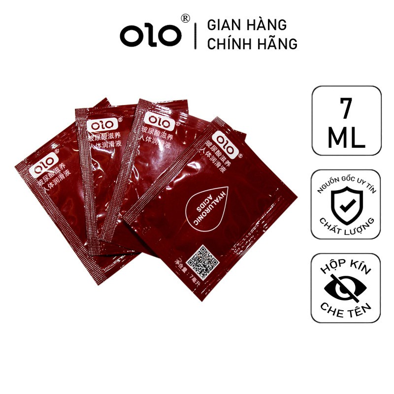 Gói gel bôi_trơn gốc nước cho nam và nữ tiện dụng 7ml Olo an toàn cho da nhạy cảm tận hưởng cảm xúc- Hanayuki Asia