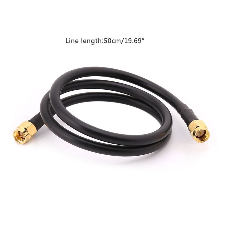 Dây cáp chuyển đổi đầu cắm SMA sang đầu cắm SMA RG58 50cm