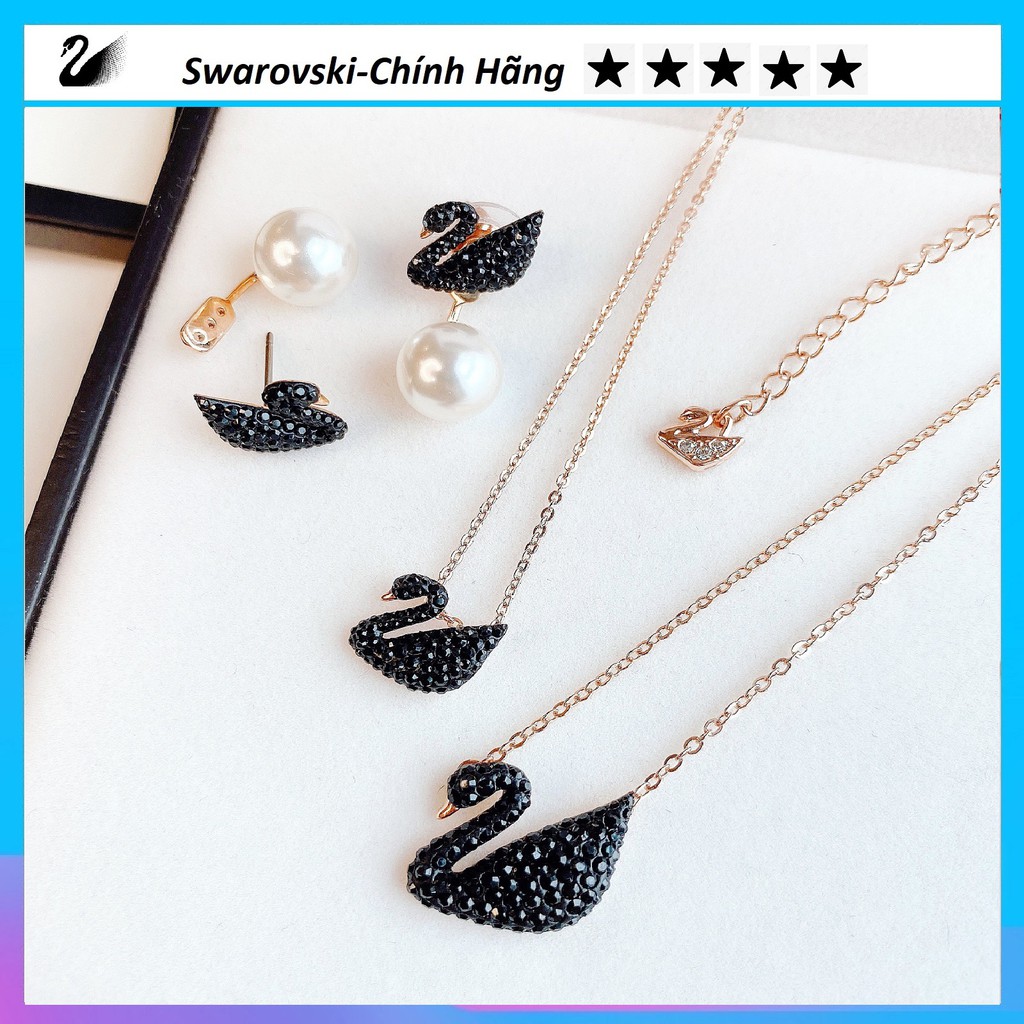 [Swarovski Chính Hãng] DÂY CHUYỀN NỮ SWAROVSKI-THIÊN NGA ĐEN SALE OFF-HÀNG CHÍNH HÃNG