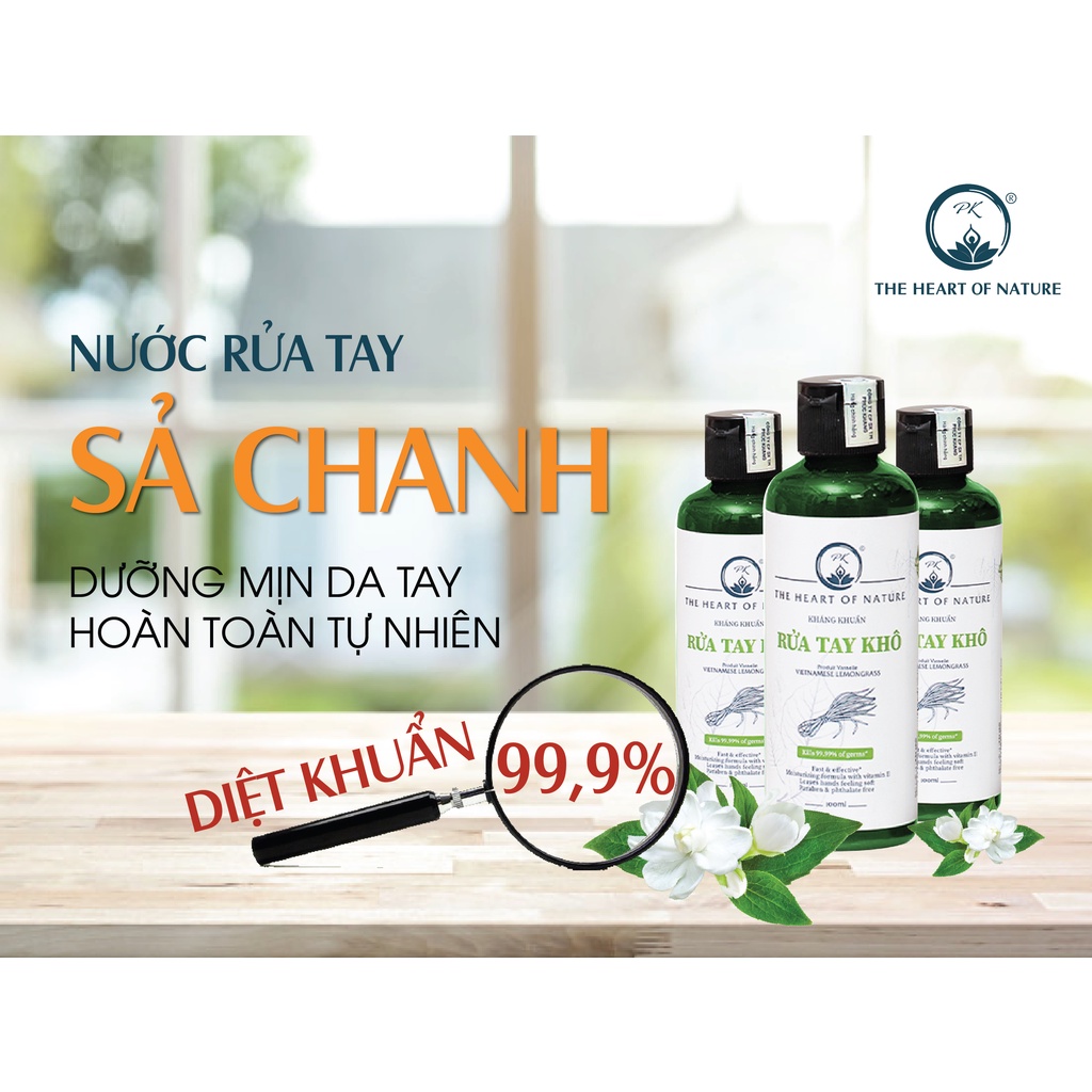 Combo 2 nước rửa tay khô PK cam ngọt, bạc hà sát khuẩn 100% - (100ml/chai) | BigBuy360 - bigbuy360.vn