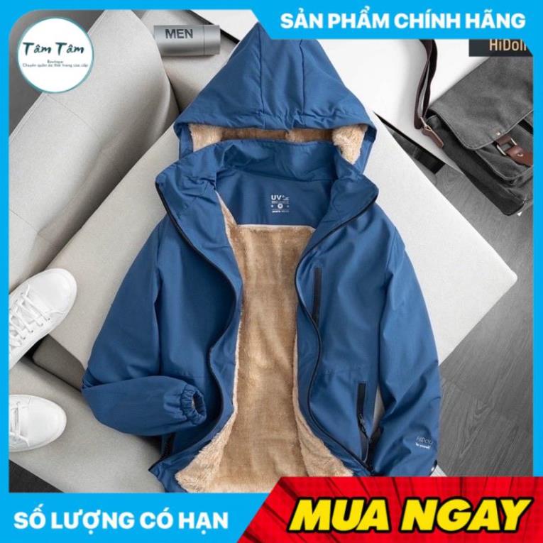 [Sale], Áo khoác gió lót lông nam nữ cao cấp HIDOLI, Áo khoác lót lông chống nước gió mới, Chất siêu sịn.