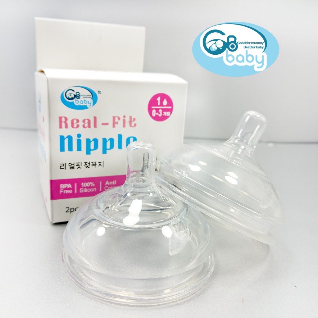 Núm Ty Silicon Cao Cấp GB-Baby Chính Hãng