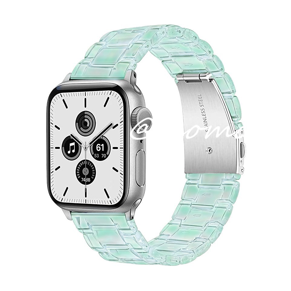 Dây Đeo Bằng Nhựa Màu Laser Cho Apple iWatch Ultra Series 8 7 6 5 4 3 2 1 49mm 41mm 45mm 44mm 40mm 42mm 38mm