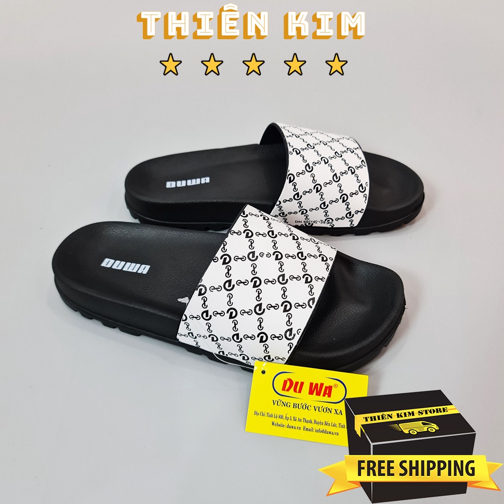 Dép thời trang nam nữ Unisex, dép cặp nam nữ quai ngang đế mềm êm chân D7732