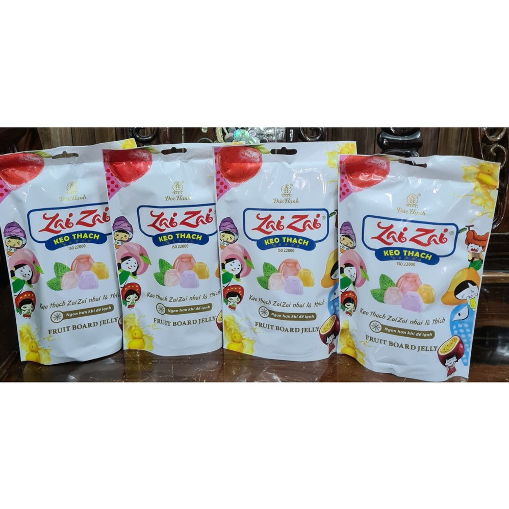 Thạch zai zai 4 gói 320g/gói Cty TNHH Đức Hạnh hàng chuẩn công ty
