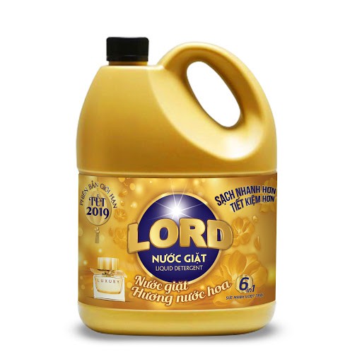 Nước giặt Lord Gold 3.5 kg hương nước hoa chính hãng