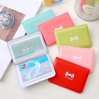 Ví đựng thẻ ATM, thẻ căn cước, thẻ sinh viên, name card, card visit, bằng lái xe, thẻ xe buýt hình nơ cute (VHN01)