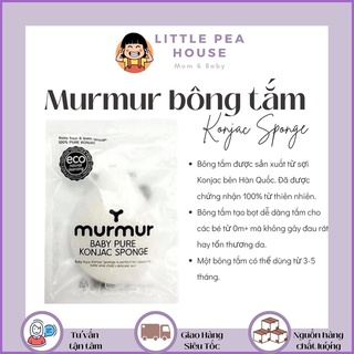 Bông tắm Konjac Murmur cho bé 0m+ Hàn Quốc
