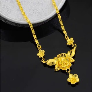 dây chuyền cô dâu dát vàng 9999