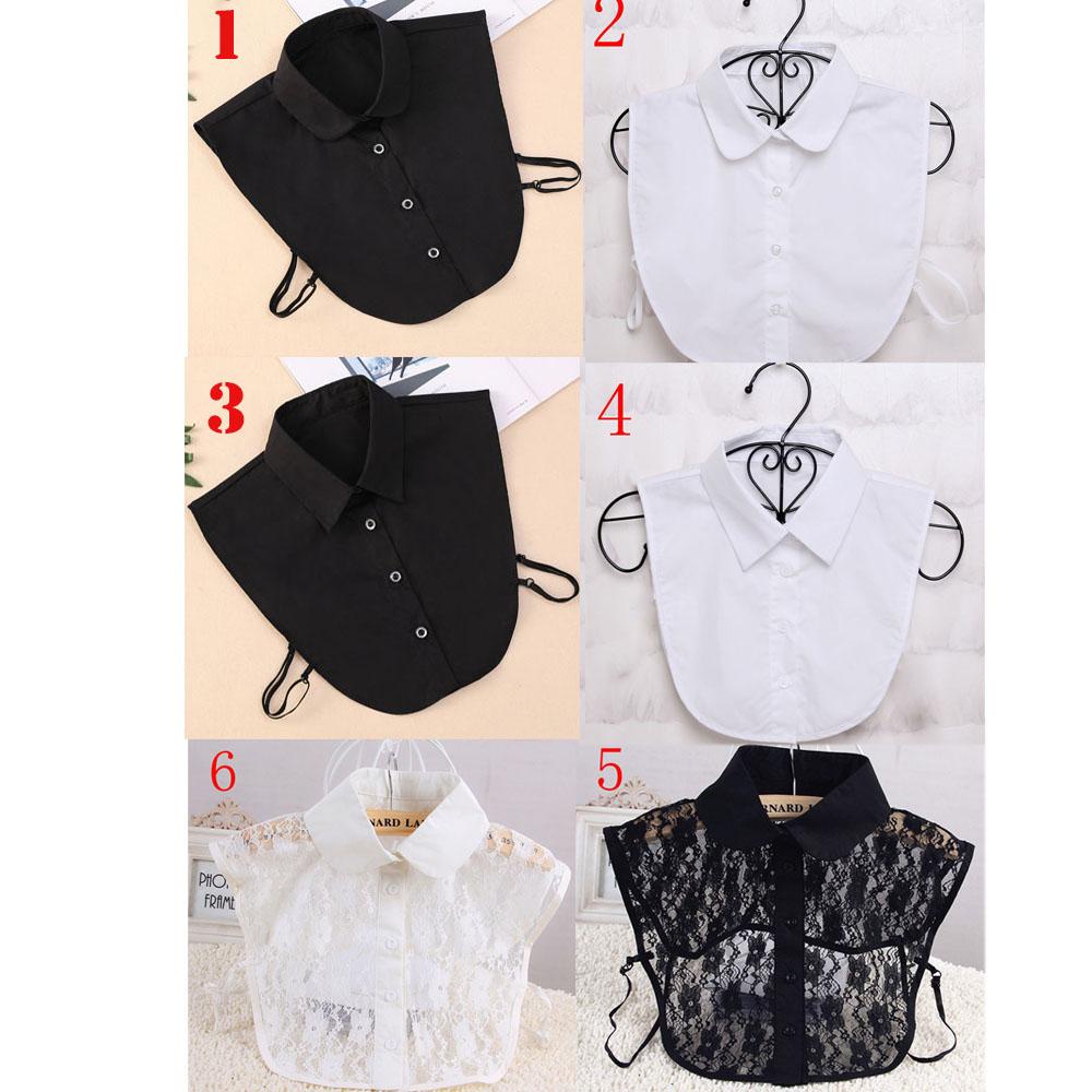 Pinevn sai collar blouse phụ kiện quần áo cổ điển